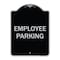 Signmission Designer Series Sign-Employee Parking, Black & Silver Heavy-Gauge Aluminum, 24" x 18", BS-1824-9978 A-DES-BS-1824-9978 - alternate 1